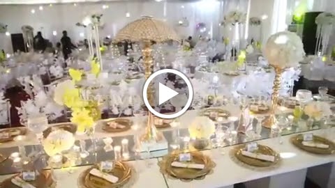 Gloria Garden and Event Centre interior - Benin City wedding hall